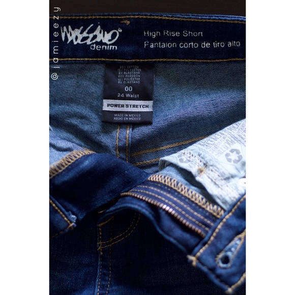 Mossimo | High Rise Stretchy Cuffed Denim Shorts - Picture 5 of 6